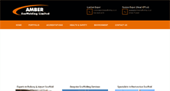 Desktop Screenshot of amberscaffolding.co.uk